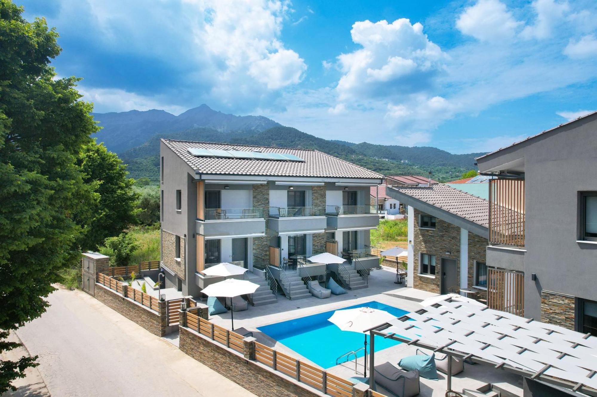 Aerino Luxury Villas Chrysi Ammoudia ภายนอก รูปภาพ